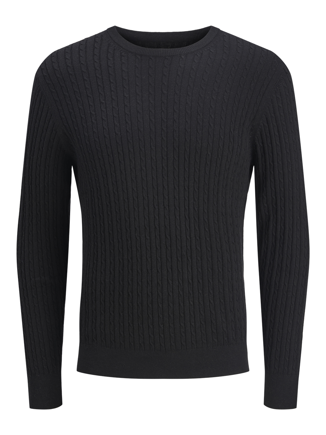 JJEEMIL CABLE KNIT CREW NECK